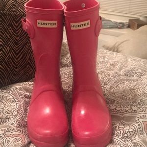 Pink Hunter Boots